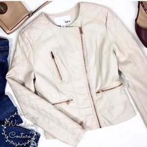 Bar III FAIX Leather Moto Jacket